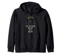 Funny Pastor Youth Ministry Church Leader Humor Sermon Joke Zip Hoodie