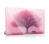 Funny Patio Decor Lonely Bench Under The Pink Tree Tin Sign Man Cave Signs For Men Man Cave Funny Signs(30X40CM)