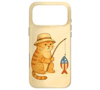 Funny Patriotic Fishing Cat 4th of July USA Fisher Pet Case for iPhone 17 Pro Max