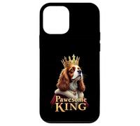 Funny Pawesome Cavalier King Charles Spaniel Dog Art Case for iPhone 12 mini