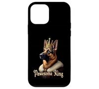 Funny Pawesome German Shepherd King Dog Art Case for iPhone 12 mini