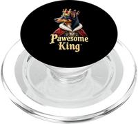 Funny Pawesome Miniature Shepherd King Dog Mini Aussie Art PopSockets PopGrip for MagSafe