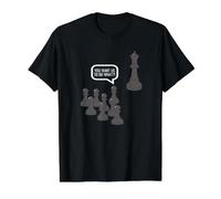 Funny Pawn Sacrifice Chess Club Value Graphic T-Shirt, Men, Black, S