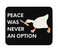 Funny Peace was Never an Option Goose Meme Mouse Pad Non-Slip Gaming Mouse Pad Computer Pc Goose Mousepad Rubber Base for Office Home Gift Desk Accessories Cute Mouse pad