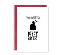 Funny Peaky Blinders Valentines Day Card - Ave a Blindin' one says Tommy Shelby