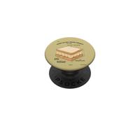 FUNNY PEANUT BUTTER AND BANANA Deconstructed Sandwich PopSockets Adhesive PopGrip