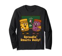 Funny Peanut Butter & Jelly Toddler Boys Girl Back to School Long Sleeve T-Shirt