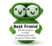 Funny Peas Best Friend Friendship Appreciation Gifts for Women Men, Mothers Day Birthday Gifts for Friends Female Male Girls, Graduation Small Cute Things Thanksgiving Christmas Valentines Ideas