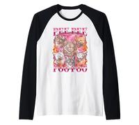 Funny Pee Pee Poo Poo Cats Raglan Baseball Tee