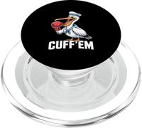 Funny Pelican Cuff'em Boxing Sailor Cartoon PopSockets PopGrip for MagSafe