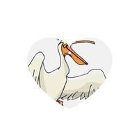 Funny Pelican Printing 10 Pcs Air Freshener Cards,Car Scented Hanging Sheets Air Freshener Set For Car Decoration