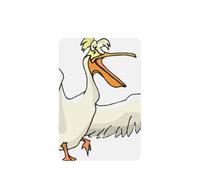 Funny Pelican Printing 10 Pcs Air Freshener Cards,Car Scented Hanging Sheets Air Freshener Set For Car Decoration