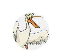 Funny Pelican Printing 10 Pcs Air Freshener Cards,Car Scented Hanging Sheets Air Freshener Set For Car Decoration