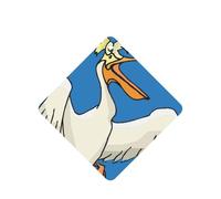 Funny Pelican Printing Fashion Car Air Freshener Cards 10 Pcs Car Scented Hanging Sheets