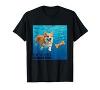 Funny Pembroke Welsh Corgi Swimming Underwater T-Shirt