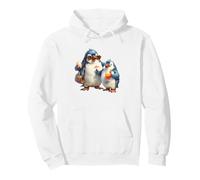 Funny Penguin Dad Parenting Shift Change Mother's Day Pullover Hoodie