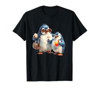 Funny Penguin Dad Parenting Shift Change Mother's Day T-Shirt