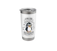 Funny Penguin Lover Mathematics Did The Math Day Teacher Stainless Steel Insulated Tumbler