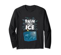 Funny Penguin Pain in The Ice Humor Long Sleeve T-Shirt