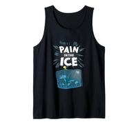 Funny Penguin Pain in The Ice Humor Tank Top