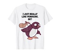 Funny Penguin Pajama Girl I just really like Penguins T-Shirt