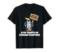 Funny Penguin President Stop Tariffs on Penguin Countries T-Shirt