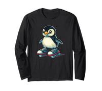 Funny Penguin Rolling into the Spotlight Costume Long Sleeve T-Shirt