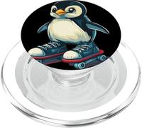 Funny Penguin Rolling into the Spotlight Costume PopSockets PopGrip for MagSafe