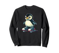 Funny Penguin Rolling into the Spotlight Costume Sweatshirt
