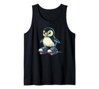 Funny Penguin Rolling into the Spotlight Costume Tank Top