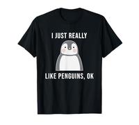 Funny Penguin T-Shirt | Cute Just Really Like Penguins Shirt T-Shirt