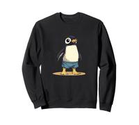 Funny Penguin with Swim Shorts Costume for Boys and Girls Sweatshirt