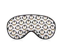 Funny Penguins Funny Sleep Eye Mask Soft Blindfold Eye Cover with Adjustable Strap Night Eyeshade for Men Women