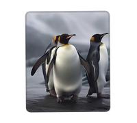 Funny Penguins Mouse Pad with Non-Slip Rubber Base 7 x 8.6 in Mouse Mat with Stitched Edge Gaming Mousepad for Wireless Mouse Computer Laptop Home Office Desk Pad