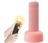 Funny Penis Night Light,Gag Practical Jokes Decorative Night Light,Funny Hand Pull Column Shape Led Night Light, Portable Bedside Night Light,Gag Practical Jokes Decorative Night Light (Pink)