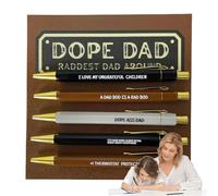 Funny Pens for Adults, Funny Pens for Colleagues, 5 x Ballpoint Pens with Black Ink, Funny Quotes Work Ballpoint Pen with Black Ink, 1.0 mm, for School Colleagues and Work Colleagues