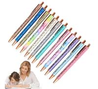 Funny Pens For Work Colleagues, Ballpoint Pen Set, Set Of 12 Note Taking Rollerball Pens, Novelty For Women, Quick Drying Writing Tools For Classroom, Meeting Room, Stationery Supplies