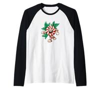 Funny Peppermint Candy Costume for Boys and Girls Raglan Baseball Tee