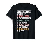 Funny Perfect Day Reading Book Lover Reader T-Shirt