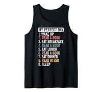 Funny Perfect Day Reading Book Lover Reader Tank Top