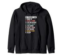 Funny Perfect Day Reading Book Lover Reader Zip Hoodie