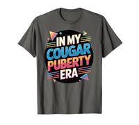 Funny Perimenopause Midlife Retro 90s Cougar Puberty T-Shirt