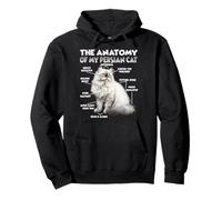 Funny Persian Cat Anatomy T | Persian cat cat owner Pullover Hoodie