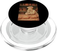 Funny Persian Cat Baking Biscuit For Bakery Lovers Cat Fans PopSockets PopGrip for MagSafe