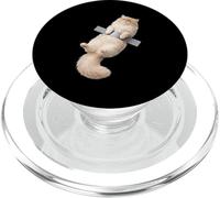 Funny Persian Cat Duct Tape Meme Cute Fluffy Kitty Humor Art PopSockets PopGrip for MagSafe