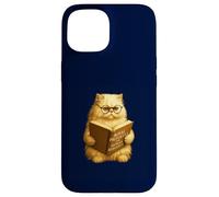 Funny Persian Cat Royal Protocols For Human Servants Book Case for iPhone 15