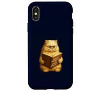 Funny Persian Cat Royal Protocols For Human Servants Book Case for iPhone X/XS