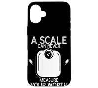 Funny Personal Trainer A Scale Can Never Measure Your Worth Case for iPhone 16 Plus