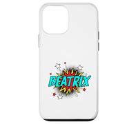 Funny Personalized Name Comic Pop Art Superhero Beatrix Case for iPhone 12 mini