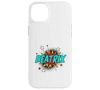 Funny Personalized Name Comic Pop Art Superhero Beatrix Case for iPhone 14 Plus